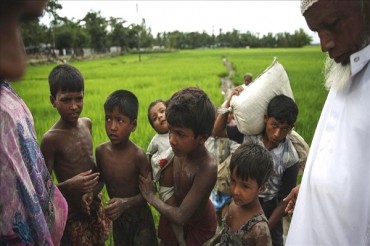 Niños rohingyas viven en catástrofe humanitaria