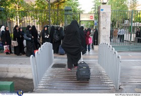 مراسم اعتکاف دانشگاه تهران بخش خواهران