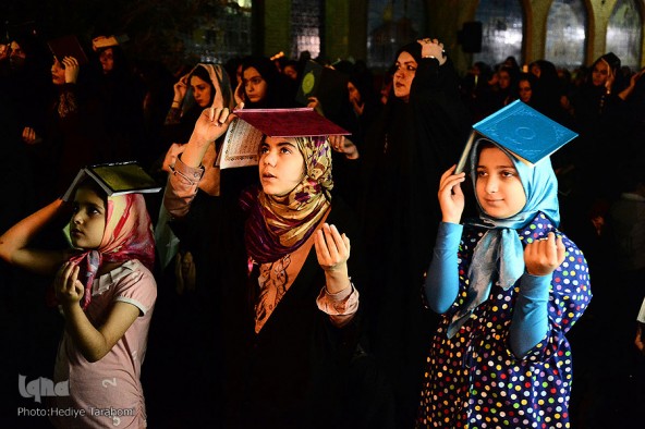 احیای شب نوزدهم رمضان در سمنان (۲)