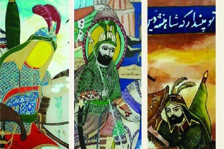 نمایشگاه نقاشی با عنوان «شیشه‌های سرخ» در سمنان گشایش یافت