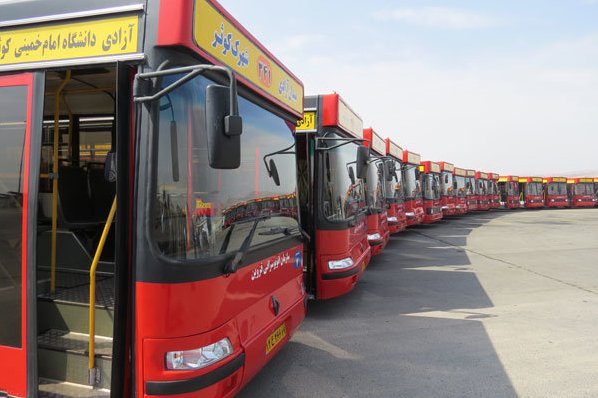 اعلام خدمات اتوبوسرانی تهران به مناسبت ۱۲ بهمن‌ماه