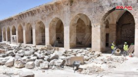 آغاز عملیات ترمیم مسجد اموی حلب