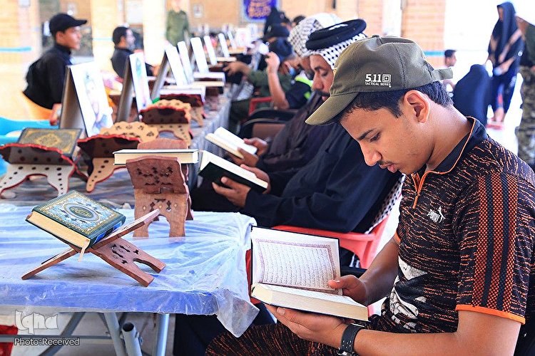 موکب‌های حشدالشعبی در مسیر پیاده‌روی اربعین