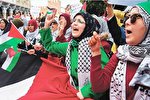 تظاهرات گسترده مراکشی‌ها در حمایت از مردم فلسطین