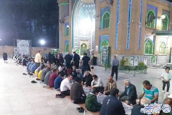 برگزاری جزءخوانی قرآن در امامزاده حسن(ع) کرج + عکس