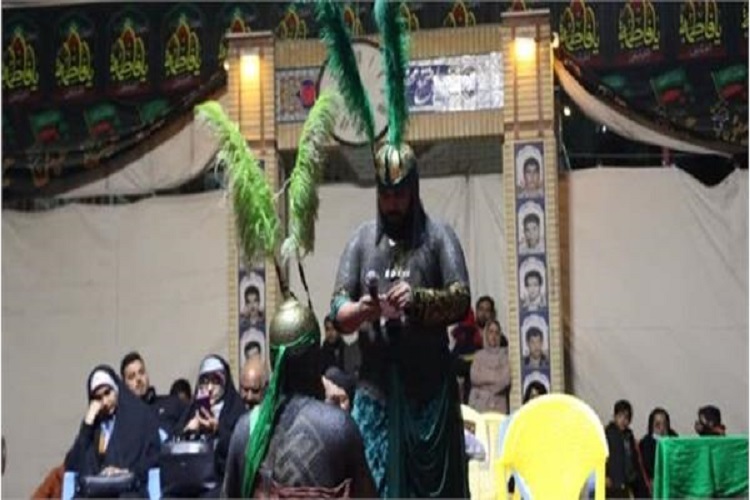 ارسالی// اعضای گروه شبیه‌خوانی نوای کربلای شاهرود خوش درخشیدند