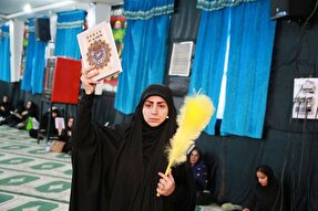 عکس | سوگواری حسینی بانوان خرم‎آبادی