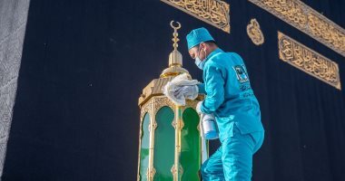 آغاز  طرح صيانت دوره‌ای از كعبه + فیلم