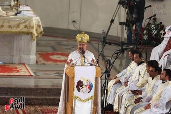 دعای سراسقف اسکندریه برای مردم سوریه، سودان و فلسطین + عکس