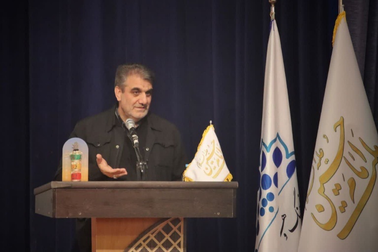 محمد جواد کولیوند استاندار سمنان در آیین اختتامیه ملت امام حسین