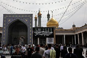 تحویل سال جدید در حرم حضرت معصومه(س)