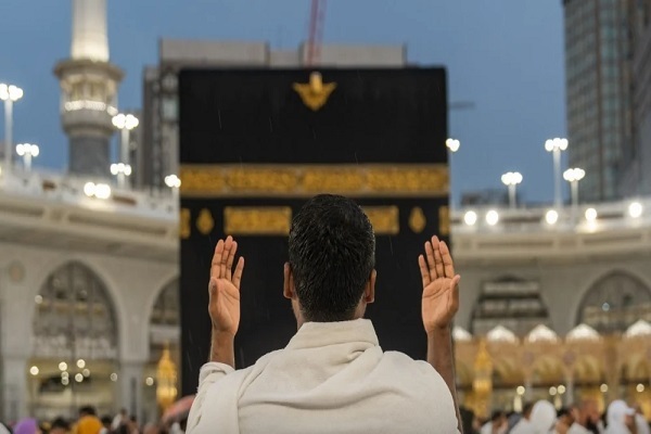 بارش رحمت الهی در مکه و مدینه + فیلم