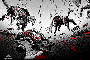 طرح | سگ هار صهیون ناتوان در برابر ساخت مستحکم حزب‌الله