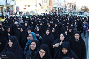 عزاداران فاطمی در شهرستان ملایر