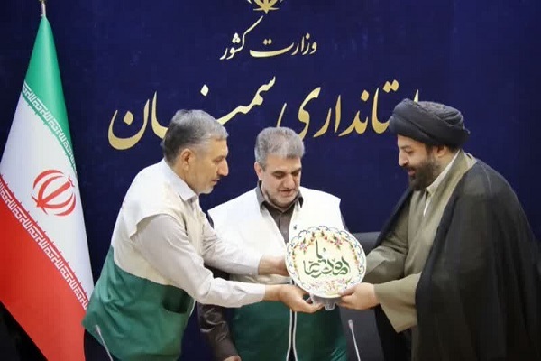 دیدار محمد جواد کولیوند استاندار سمنان با مدیریت و خادمیاران آستان قدس رضوی استان