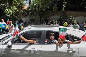 تجمع اعتراضی خانواده شهدا و ایثارگران در محکومیت حملات رژیم صهیونیستی و آمریکا