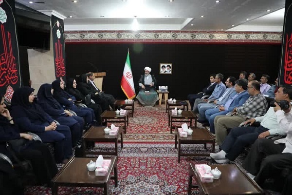 دیدار حجت الاسلام مطیعی نماینده ولی‌فقیه در استان سمنان  با مدیرکل، معاونین و دست‌اندرکاران آموزش فنی و حرفه‌ای استان: