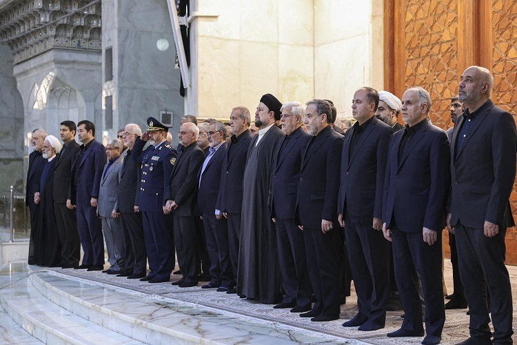 تجدید میثاق رئیس‌جمهور و اعضای هیئت دولت با آرمان‌های امام راحل