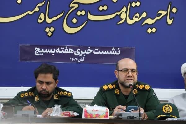 حسین دهرویه فرمانده سپاه شهرستان سمنان