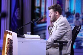 فیلم | تلاوت «هادی سخندان» در مسابقات سراسری قرآن
