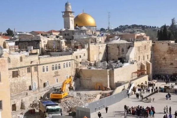 حفاری‌های اسرائیل، تهدیدی برای مسجدالاقصی است