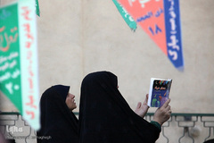 مراسم قرائت دعاي پرفيض عرفه در امامزاده علي بن جعفر صادق(ع) سمنان
