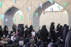 مراسم قرائت دعاي پرفيض عرفه در امامزاده علي بن جعفر صادق(ع) سمنان
