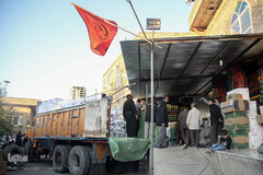 عزام موكب مردمي لبيك يا حسين(ع) سمنان براي خدمت رساني به زائران اربعين
