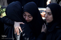 آیین تشییع پیکر شهید مدافع حرم، شهید محمد قنبریان در سمنان