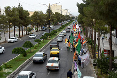 کاروان زائران پیاده امام رضا(ع)