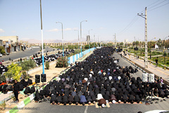 نماز ظهر عاشورا در سمنان