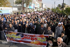 راهپیمایی مردم سمنان در حمایت از اقتدار و امنیت کشور