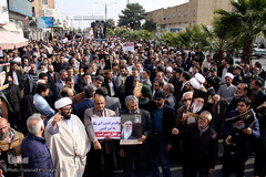 راهپیمایی مردم سمنان در حمایت از اقتدار و امنیت کشور