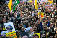 راهپیمایی مردم سمنان در پی شهادت سردار سپهبد شهید قاسم سلیمانی