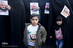 راهپیمایی مردم سمنان در پی شهادت سردار سپهبد شهید قاسم سلیمانی