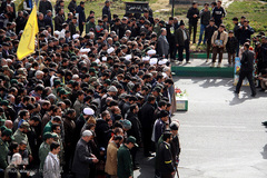 تشییع شهید مدافع حرم "سید قدرت موسوی" در سمنان