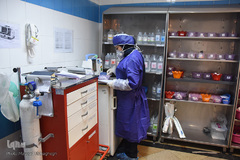 بخش ویژه کرونا بیمارستان کوثر سمنان