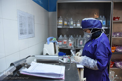 بخش ویژه کرونا بیمارستان کوثر سمنان