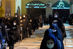 عزاداری محرم در امامزاده علی بن جعفر صادق(ع) سمنان