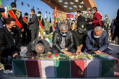 تشییع 6 شهید گمنام - سمنان