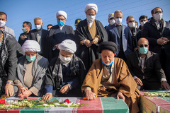 تشییع 6 شهید گمنام - سمنان