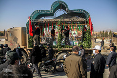 تشییع 6 شهید گمنام - سمنان