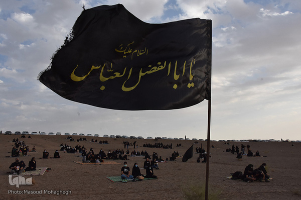 عزاداری عصر عاشورا در صحرا - سمنان