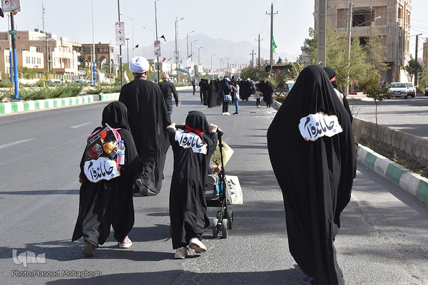 مراسم پیاده روی اربعین - سمنان