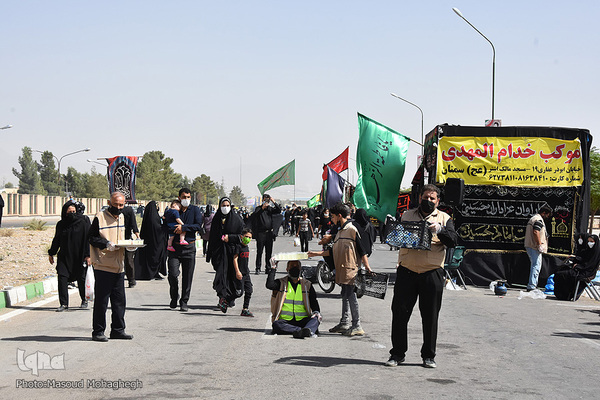 مراسم پیاده روی اربعین - سمنان