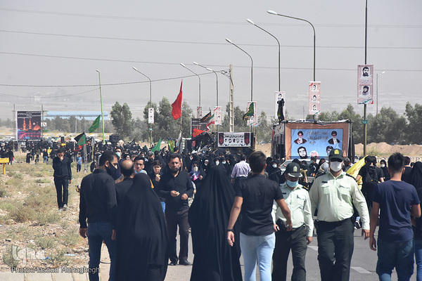 مراسم پیاده روی اربعین - سمنان