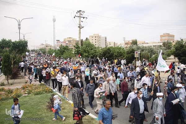 راهپیمایی روز قدس در سمنان
