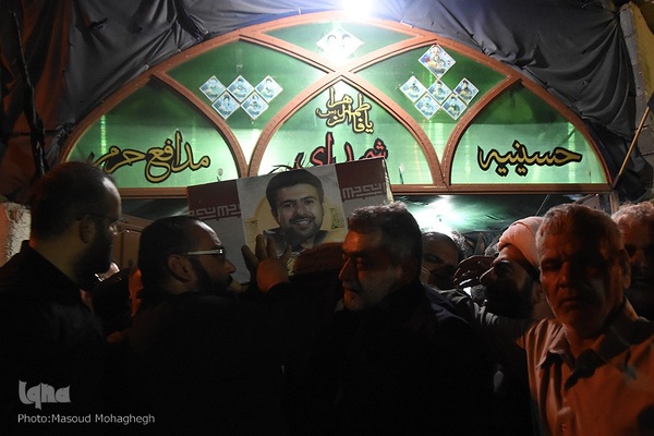 مراسم تشییع پیکر مطهر شهید محمد عبدوس از شهدای اقتدار دفاعی