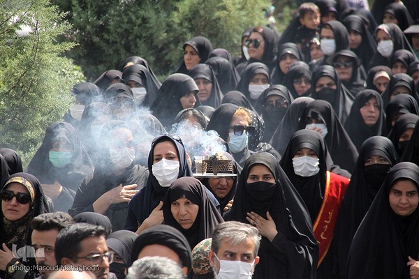 مراسم تشییع پیکر مطهر شهید محمد عبدوس از شهدای اقتدار دفاعی