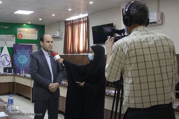 نشست خبری علی منصفی‌راد، رئیس جهاددانشگاهی استان سمنان 